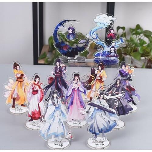 Anime Mo Dao Zu Shi Acrylic Stand Model Toys Wei Wuxian Lan Wangji Jiang Cheng Jin Ling Action Figures Collection Cosplay Props