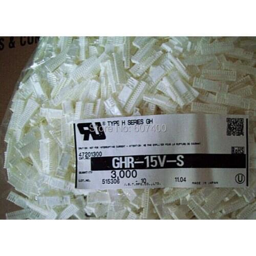 GHR-15V-S CONN GH HOUSING 15POS 1.25MM WHITE Housings JST Connectors terminals housings 100% new and original parts