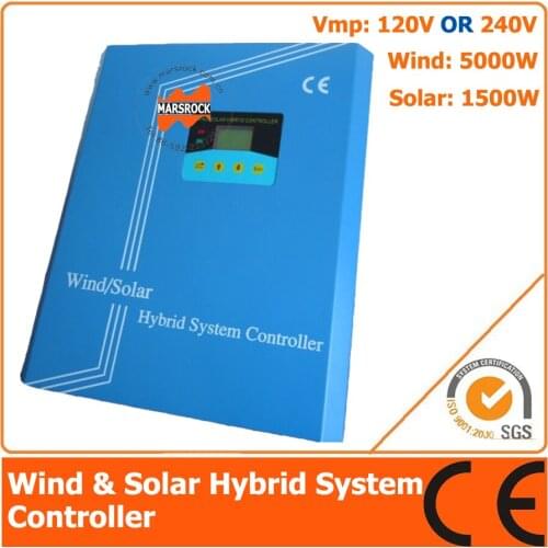 120V/240V 6500W Wind Solar Hybrid Controller with LCD Display, 5000W Wind Power, 1500W Solar Power