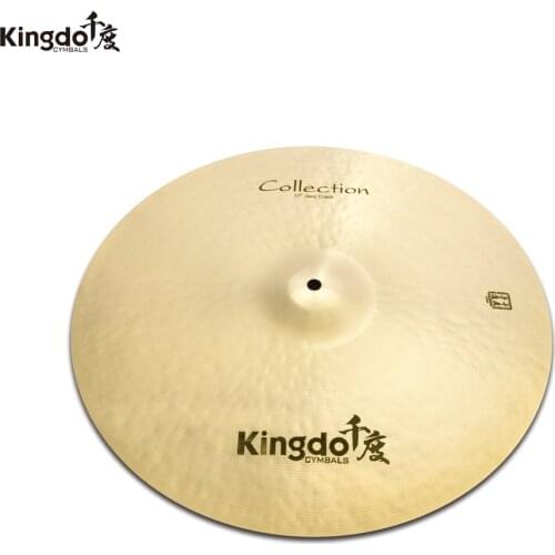 Kingdo B20 handmade Collection JAZZ series 17"crash cymbal for drums