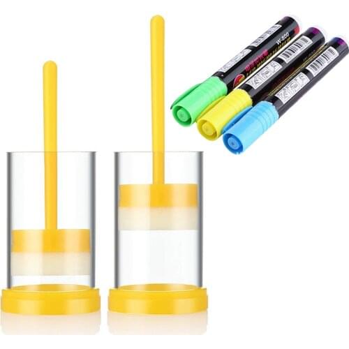 Queen Bee Marking Kit, 2 Queen Marking Cage Tube with 3 Bee Marker Pen for Beekeeper Tool