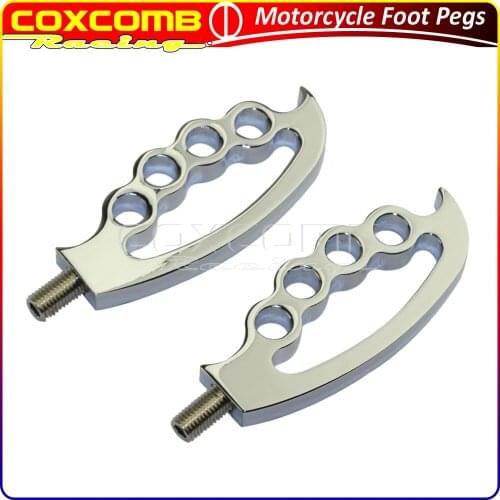 Motorcycle CNC Aluminum 8mm Shift Peg Knuckle Ribbed Mini Toe Footpeg Universal For Harley Sportster Softail Dyna Touring