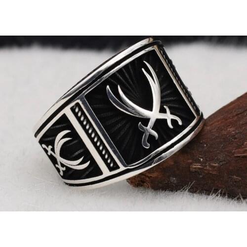 Silva 925 Sterling Silver Ring for Men S925 silver fashion Jewelry Gift Mens Rings All sizes