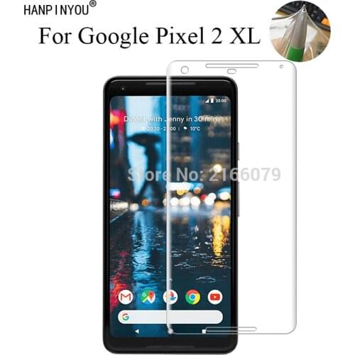 For Google Pixel 2 Pixel2 XL 2XL 6.0" Soft TPU Front Full Cover Screen Protector Transparent Protective Film Guard + Clean Tools