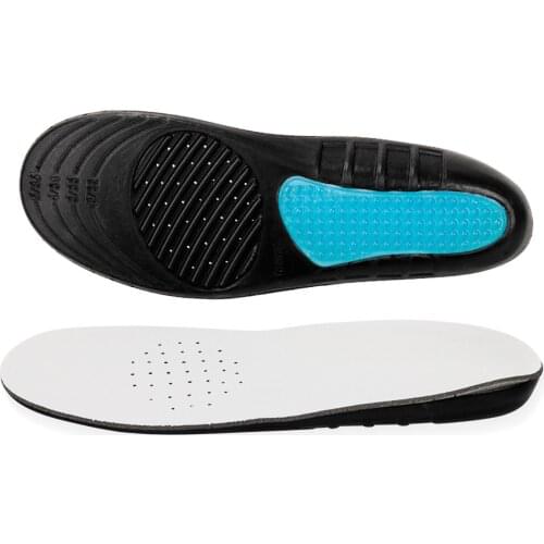 2020 Hot New Running Silicone Gel Insoles Plantar Fasciitis Heel Massaging Shock Absorption Foot Pad Sports Shoe Accessories