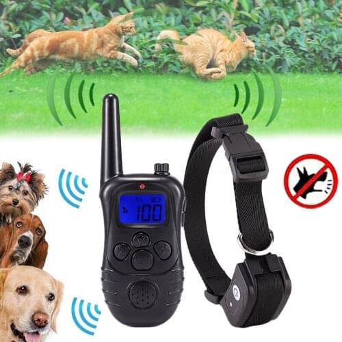 Dog Shock Training Collar USB Rechargeable Remote Control Waterproof Collar Receiver ND998