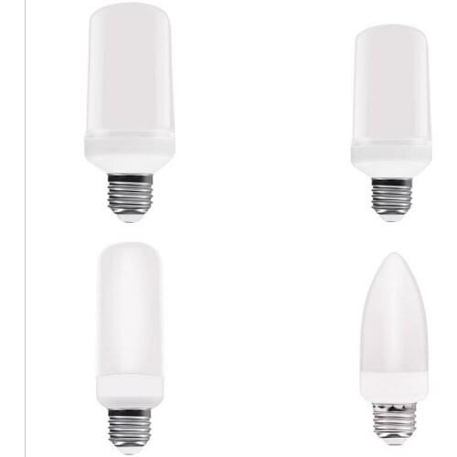 Full Model 3W 5W 7W 9W E27 E26 E14 E12 Flame Bulb 85-265V LED Flame Effect Fire Light Bulbs Flickering Emulation Decor LED Lamp