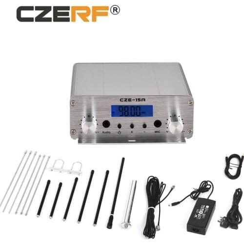 Aluminium alloy 88-108MHz 10 Watt FM Transmitter