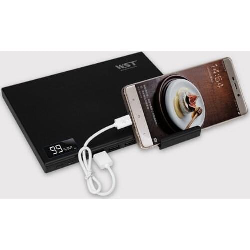 Power Bank 30000mAh Portable Charging PowerBank 3 Port USB PoverBank External Battery Charger For Xiaomi Mi iPhone Tablet Laptop