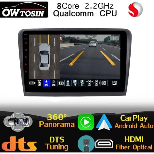 Qualcomm CPU Android For Skoda Superb 2 B6 2008-2015 Car Multimedia Radio GPS Auto 360 Panoramic HDMI HIFI Head Unit DSP WiFi