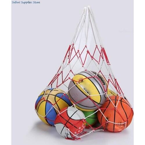 1pcs 10 Balls Carry Net Bag outdoor sporting Soccer Net Portable Sports Equipment Basketball Volleyball ball net bag