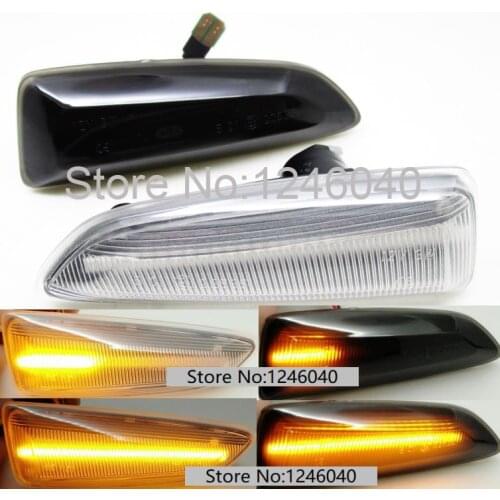 2PCS Led Dynamic Side Marker Turn Signal Light Sequential Blinker For Opel Astra J Astra J K Zafira C Insignia B Grandland X