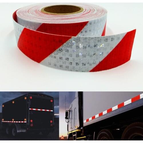 5cmX25m Reflective Tape Stickers Auto Truck Pickup Safety Reflective Material Film Warning Tape Car Styling Decoration