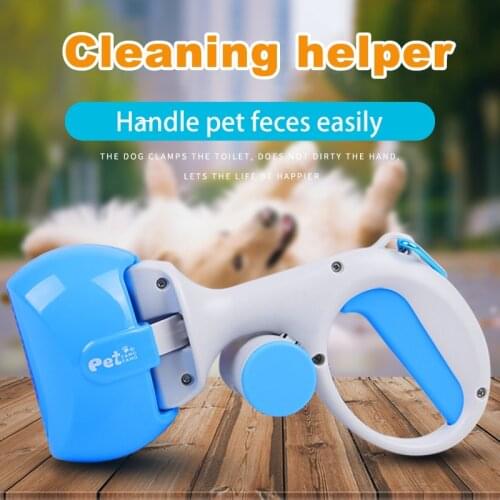 Convenient Pet Dog Pooper Scoop Shovel Cleaning Pick Clip Up Animal Feces Cat Feces Picker Outdoor Cleaning Tool