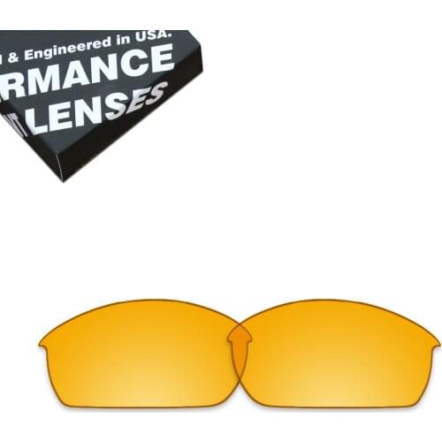 ToughAsNails Replacement Lenses for Oakley Flak Jacket Sunglasses Clear Yellow (Lens Only)