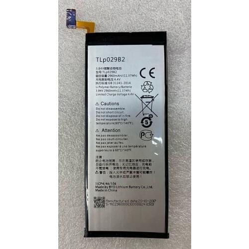 HST New Battery 2960mAh TLp029B2 Battery For Alcatel One Touch Pop 4S 5095Y 5095L 5095B 5095I 5095K TLp029B1 Phone Batteries