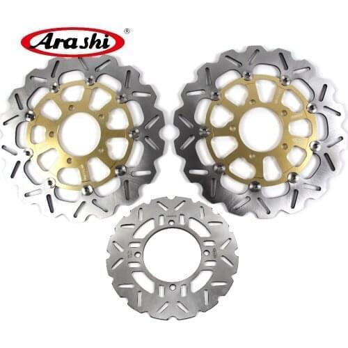 Arashi 1 Set For KAWASAKI Z800 Z800-ABS 2013-2015 CNC Floating Front Rear Brake Discs Disks Brake Rotors Z800 ABS 2013 2014 2015