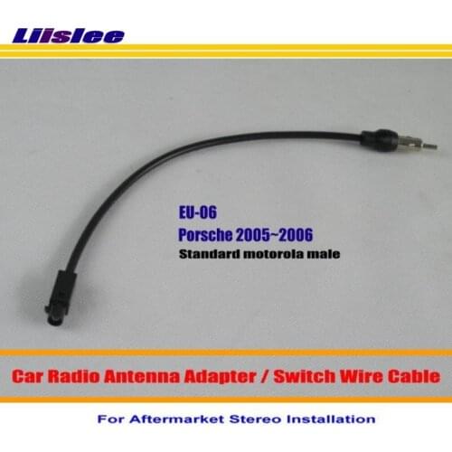 Car Radio Antenna Adapter Aftermarket Stereo Antennas Wire Standard Motorola Male For Porsche Cayenne 2005 2006