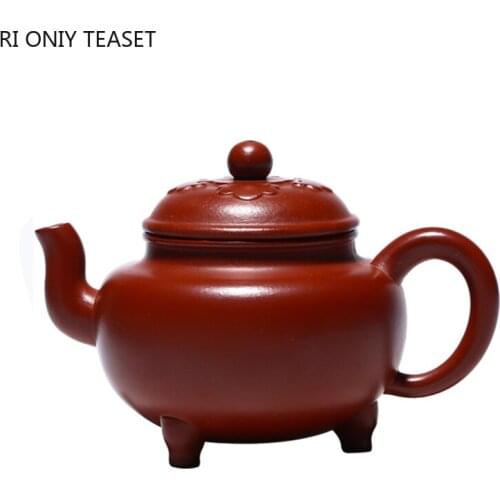 120ml Raw Ore Dahongpao Handmade Tea Pot Creativity Yixing Purple Clay Teapots Home Zisha Filter Kettle Tea Table Accessories