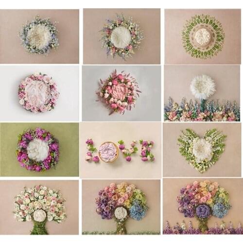 DAWNKNOW Customize Flower Photography Background Backdrop Photocall Tapestry Kids Baby Children Newborn Photo Studio Props