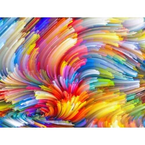 DIY Diamond Art Painting Flower Full Drill Round Diamond Embroidery Picture Rhinestone Diamond Mosaic Cartoon Home Decor