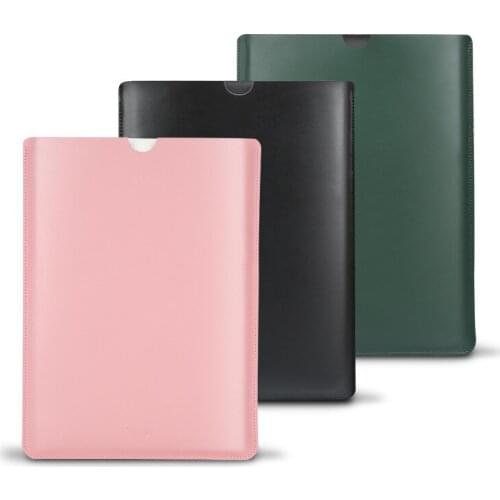 For Macbook Pro 13 inch Sleeve Air Retina 12 13 Leather Bag Case For Macbook 15 protective leather case For Apple Laptop Bag