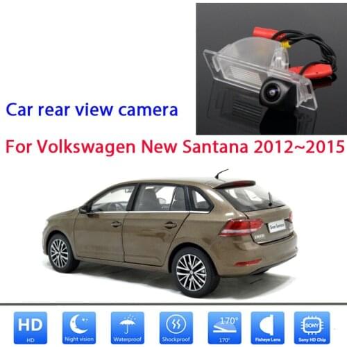 Rear View Camera For Volkswagen New Santana 2012 2013 2014 2015 Night Vision Parking Camera Waterproof high quality RCA