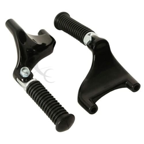 Motorbike Black Rear Passenger Foot Peg Footpeg Mount For Harley Sportster 883 1200 04-13