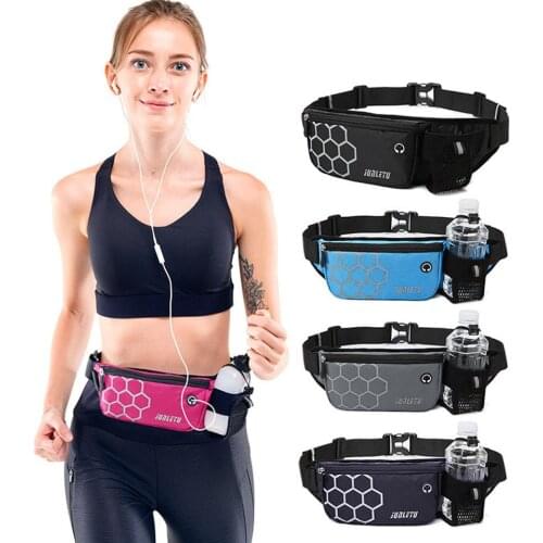 Mens Waist Running Belt Running Pack for Women Pouch Gym Trail Fitness Water Bottle Bag Mobile Cell Phone Sports Accessories