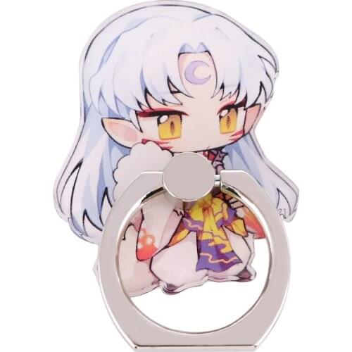 R2347 Cool Anime Figure Ring Metal Mobile Phone Accessaries Rotating Ring Bracket Lazy Desktop Anti-fall Bracket Kids Gifts