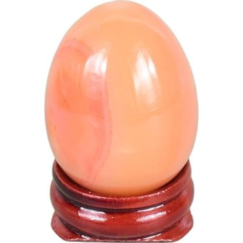 4*3 cm Natural Agate Yoni Egg Original Carnelian Massage Ball Undrill Kegel Exercise Tool Pelvic Floor Muscle Vaginal Massager