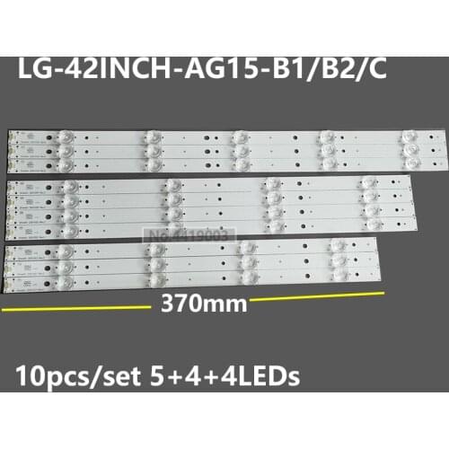 100% new led backlight for skyworth 42E660E 42E7BRE strip LG-42INCH-AG15-B1 LG-42INCH-AG15-B2 LG-42INCH-AG15-C 1set=10pcs