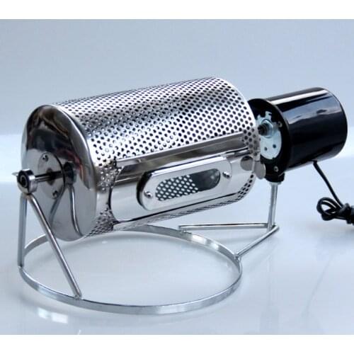 Stainless Steel Coffee Bean Roasting Machine Coffee Roaster Roller Baker 220V Tools Baking Fry Peanut Grain Nuts Dryer