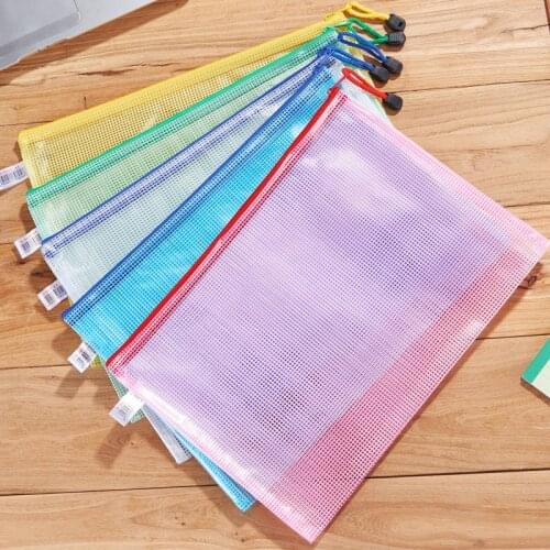 Waterproof Zip Bag Document Pen Filing Products Pocket Folder Office & School Supplies