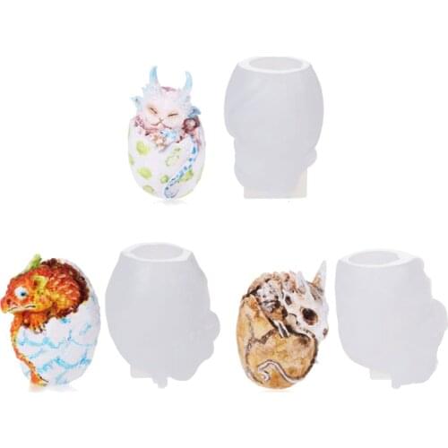Dragon Egg Epoxy Resin Mold Jewelry Pendant Silicone Mould DIY Crafts Ornaments Decorations Casting Tool