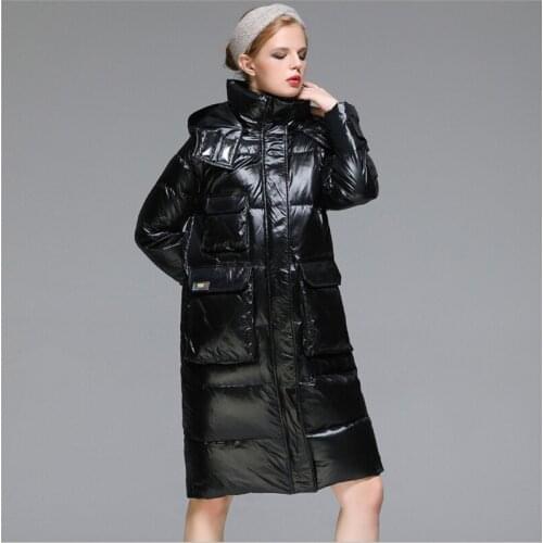 Womens New Winter white duck down Coat Fashion Women Jacket Long Warm Parka Windproof Jackets Woman Parkas overcoat outwears