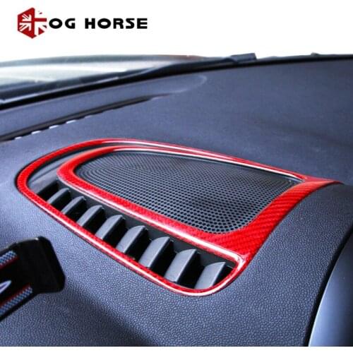 1pcs Car Dashboard Central Air Outlet Carbon Fiber Cover Decoration Shell Moulding Trim For MINI Countryman F60 Car Accessories