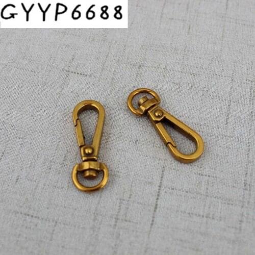10pcs 50pcs 25*13mm Old gold Hardware Accessories metal handbags purses trigger snap purse hooks for bag practical trigger