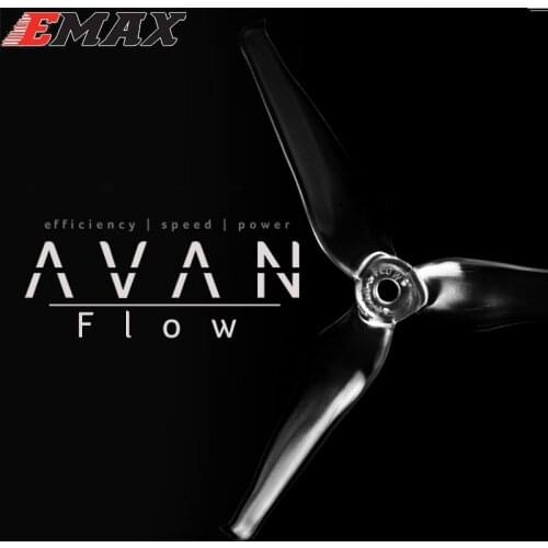 20pcs EMAX AVAN Flow 5x4.3x3mm 5 Inch 3 Blades Propeller Props 5CW 5CCW For RC Drone (10 pair)