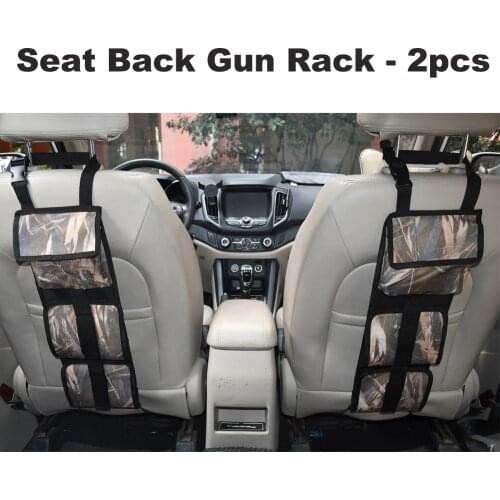 2PCS Seat Back Gun Rack Hunting Gun Sling Holder Storage Bag for Car Truck Seat Back Organizer Rifles Hanging Bag