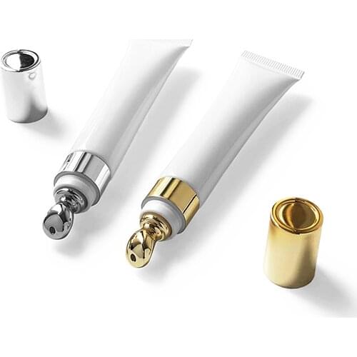 20ml Empty Cosmetic Containers Eye Cream Massage Essential Refillable Bottle Lip Balm Plumper Eyes Gel Mask Soft Tube 5pcs