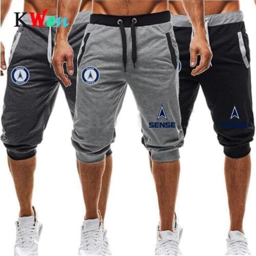 Brand New Mens Gym Shorts Run Jogging Sports Fitness Bodybuilding Sweatpants Male Workout Training Brand Knee Length Short Pant