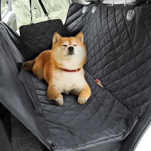 Dog Car Seat Cover Pet Dog Carrier Waterproof Back Bench Seat Covers Blanket Car Travel Accessories Pet Mat Hammock Cushion
