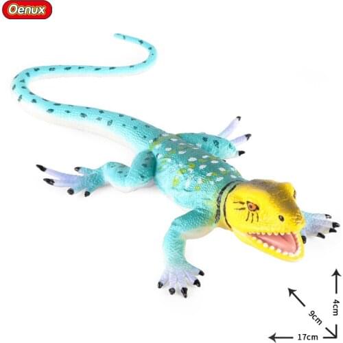 Simulation solid reptile model toy chameleon lizard ring-necked lizard childrens cognitive amphibian ornaments