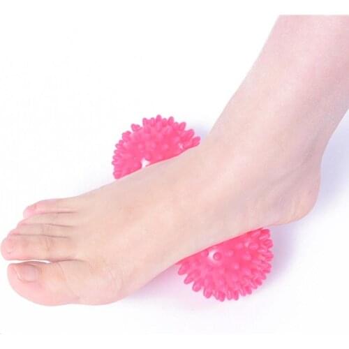 Massage Ball PVC Fascia Peanut Hedgehog Fitness Ball for Relaxing Muscles Acupoint Massage Grip Strength