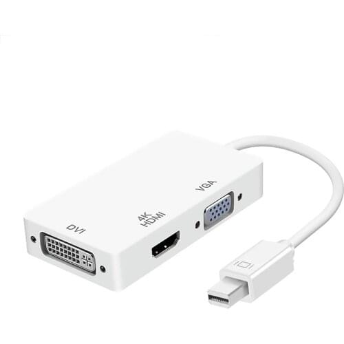 Mini Display Port Displayport To Hdmi/Dvi/Vga Cable Adapter Thunderbolt Hdmi Adapter for Apple Mac Macbook Air 13 Surface Pro 4