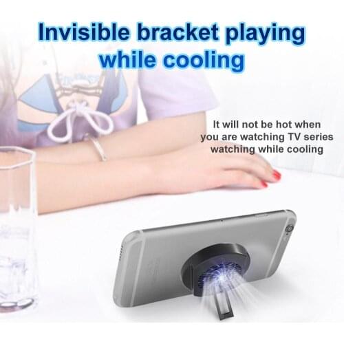 Mobile Phone Radiator Gaming Universal Phone Cooler Adjustable Portable Fan Holder Heat Sink For Phones Tablets
