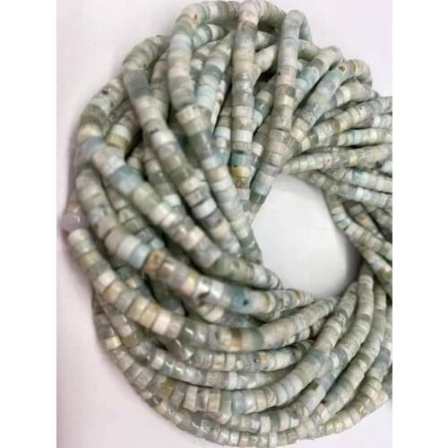 AAAAA natural domestic sea grain stone cutting Angle 2x3mm2x4mm DIY jewelry boutique crystal length 38cm