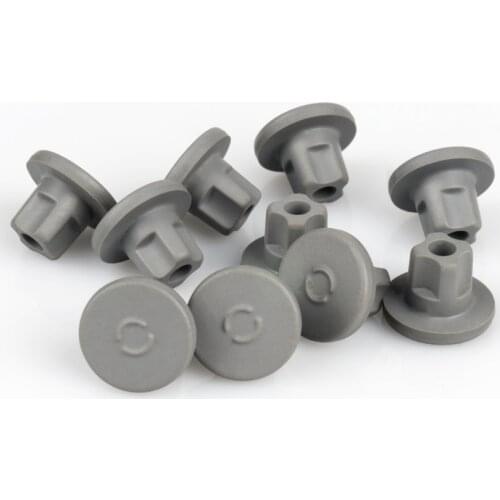 10-100pcs 13mm 20mm Grey Color Buty Rubber Stopper Medical Rubber Lid for Vial Rubber Sealing Injection Vials Stopper Rubber Cap