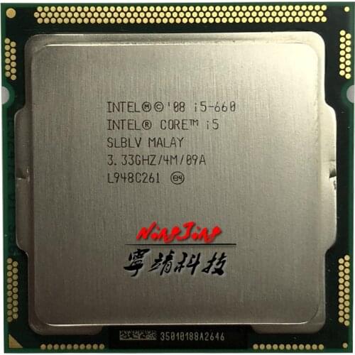 Intel Core i5-660 i5 660 3.3 GHz Dual-Core CPU Processor 4M 73W LGA 1156